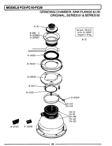 09 - Grinding Chamber, Sink Flange & Lid (01) parts for Maytag Disposer FC5 from AppliancePartsPros.com