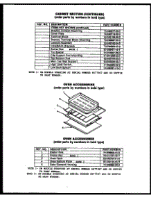 04 - Oven Accessories parts for Amana Range FCI122 from AppliancePartsPros.com