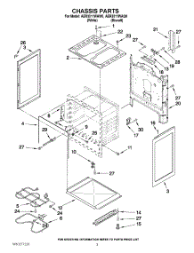 03 - Chassis Parts parts for Maytag Range AER3311WAW0 from AppliancePartsPros.com