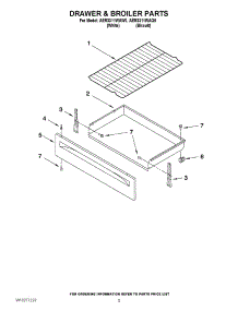 04 - Drawer & Broiler Parts parts for Maytag Range AER3311WAW0 from AppliancePartsPros.com