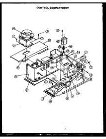 02 - Control Compartment parts for Amana Oven FDO120 from AppliancePartsPros.com