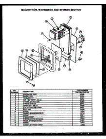 04 - Magnetron parts for Amana Oven FDO120 from AppliancePartsPros.com