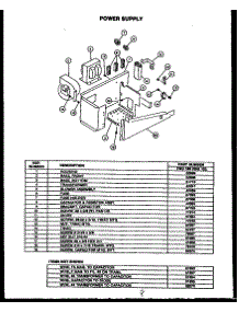 08 - Power Supply parts for Amana Oven FDO120 from AppliancePartsPros.com