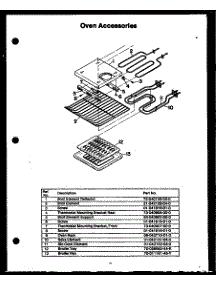 04 - Oven Accesories parts for Amana Oven FDO162 from AppliancePartsPros.com