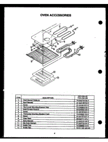 05 - Oven Accessories parts for Amana Oven FDO-250-2D / FDO-250-2 D from AppliancePartsPros.com