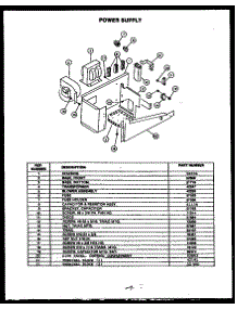 08 - Power Supply parts for Amana Oven FDO280 from AppliancePartsPros.com