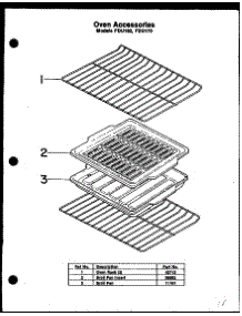 07 - Oven Accessories parts for Amana Range FDU160 from AppliancePartsPros.com