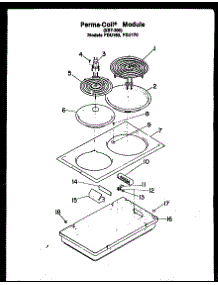 09 - Perma-Coil Module parts for Amana Range FDU160 from AppliancePartsPros.com