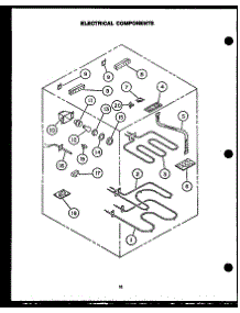 03 - Electrical Components parts for Amana Range FDU185 from AppliancePartsPros.com