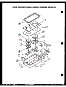 06 - Module -Xst10 / Xst202-2B / Xst202-2W parts for Amana Range FDU185 from AppliancePartsPros.com