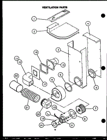 10 - Ventilation Parts parts for Amana Range FDU185 from AppliancePartsPros.com