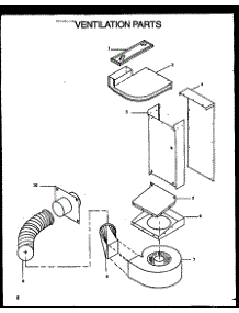 07 - Ventilation Parts parts for Amana Range FDU1862WW / P1131909 from AppliancePartsPros.com