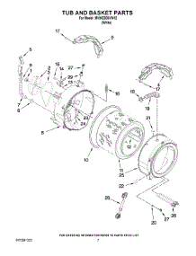 05 - Tub And Basket Parts parts for Maytag Washer MHWE500VW12 from AppliancePartsPros.com