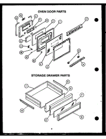 04 - Oven Door Parts parts for Amana Range FDU-248-2WW from AppliancePartsPros.com
