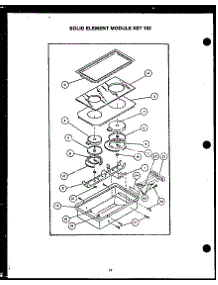 12 - Solid Element Module Sxt 102 parts for Amana Range FDU265 from AppliancePartsPros.com