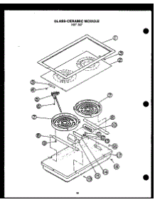 05 - Glass-Ceramic Module Sxt 307 parts for Amana Range FDU275 from AppliancePartsPros.com