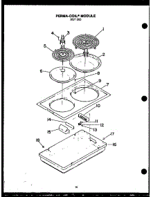 09 - Perma-Coil Module Sxt 305 parts for Amana Range FDU275 from AppliancePartsPros.com