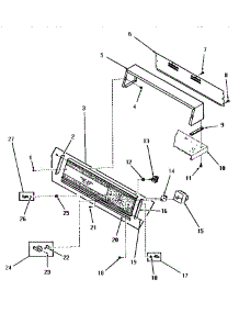 03 - Control Panel, Control Hood And Controls parts for Amana Dryer FE0370 from AppliancePartsPros.com