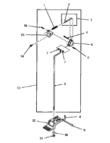04 - Door Release parts for Amana Dryer FE0630 from AppliancePartsPros.com