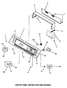 03 - Control Panel, Control Hood & Controls parts for Amana Dryer FE3130 from AppliancePartsPros.com
