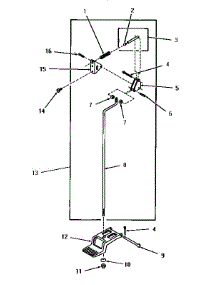 04 - Door Release parts for Amana Dryer FE3130 from AppliancePartsPros.com
