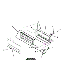 07 - Heater Box parts for Amana Dryer FE3130 from AppliancePartsPros.com