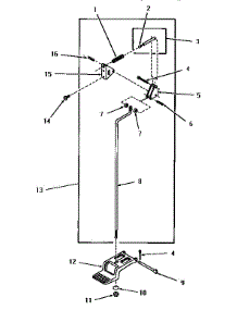 04 - Door Release parts for Amana Dryer FE3830 from AppliancePartsPros.com