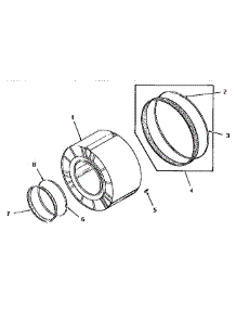 02 - Clothes Drum parts for Amana Dryer FE4171 from AppliancePartsPros.com