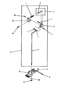 04 - Door Release parts for Amana Dryer FE6031 from AppliancePartsPros.com