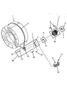 09 - Motor, Idler And Belt parts for Amana Dryer FE6031 from AppliancePartsPros.com