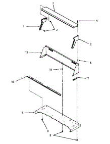 03 - Control Hood parts for Amana Dryer FE6171 from AppliancePartsPros.com