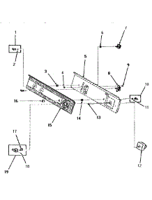 04 - Control Panel And Controls parts for Amana Dryer FE6171 from AppliancePartsPros.com