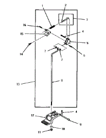 05 - Door Release parts for Amana Dryer FE6171 from AppliancePartsPros.com
