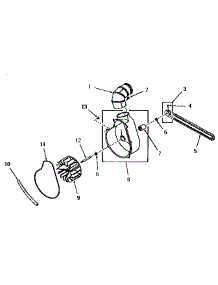 06 - Exhaust Fan parts for Amana Dryer FE6171 from AppliancePartsPros.com