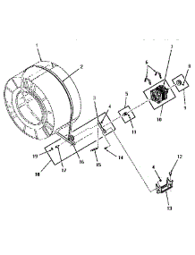 10 - Motor, Idler And Belt parts for Amana Dryer FE6171 from AppliancePartsPros.com