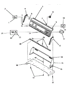 03 - Control Panel, Control Hood And Controls parts for Amana Dryer FE6231 from AppliancePartsPros.com