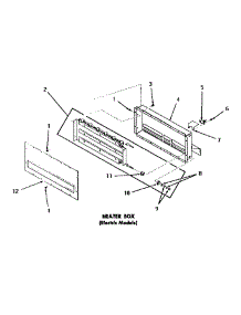 13 - Heater Box parts for Amana Dryer FE6260 from AppliancePartsPros.com