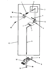 05 - Door Release parts for Amana Dryer FE9021 from AppliancePartsPros.com