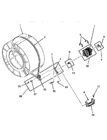 10 - Motor, Idler And Belt parts for Amana Dryer FE9171 from AppliancePartsPros.com