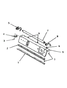 11 - Panel Support Plate And Fluorescent Tube parts for Amana Dryer FE9171 from AppliancePartsPros.com