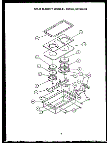 06 - Solid Element Module - Xst102 / Xst202-2B parts for Amana Cooktop FET265 from AppliancePartsPros.com