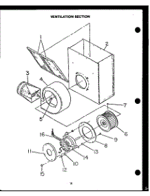 07 - Ventilation Section parts for Amana Cooktop FET270 from AppliancePartsPros.com