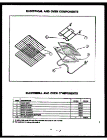 04 - Electrical And Oven Components parts for Amana Range FEU208 from AppliancePartsPros.com