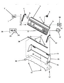 03 - Control Panel, Control Hood And Controls parts for Amana Dryer FG0640 from AppliancePartsPros.com