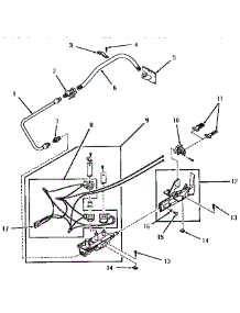 08 - Glow Bar Ignition Burner parts for Amana Dryer FG0640 from AppliancePartsPros.com