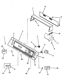 03 - Control Panel, Control Hood And Controls parts for Amana Dryer FG3140 from AppliancePartsPros.com