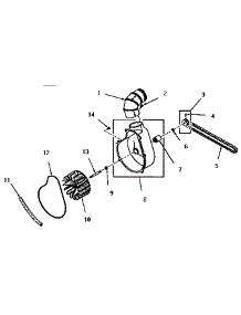 05 - Exhaust Fan parts for Amana Dryer FG3140 from AppliancePartsPros.com