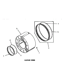 07 - Clothes Drum parts for Amana Dryer FG3240 from AppliancePartsPros.com