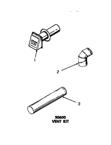 05 - 20600 Vent Kit parts for Amana Dryer FG3331 from AppliancePartsPros.com