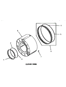 09 - Clothes Drum parts for Amana Dryer FG3331 from AppliancePartsPros.com